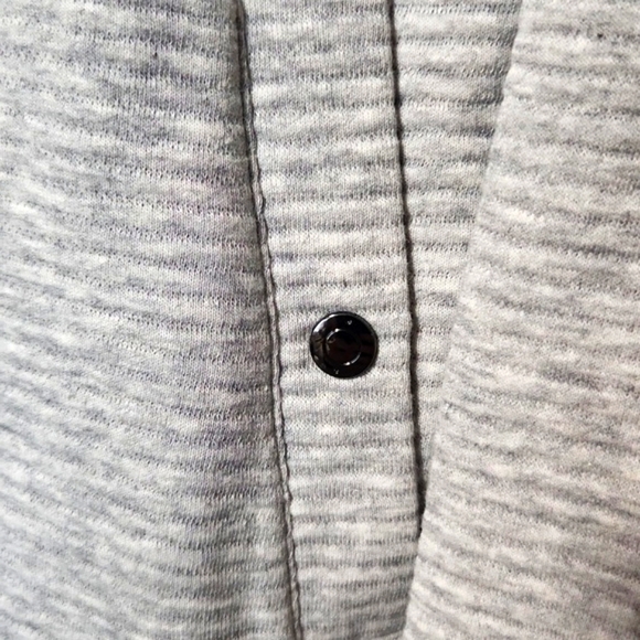 NWT Magaschoni Man Zip Up Heather Gray Sweater - Picture 8 of 13